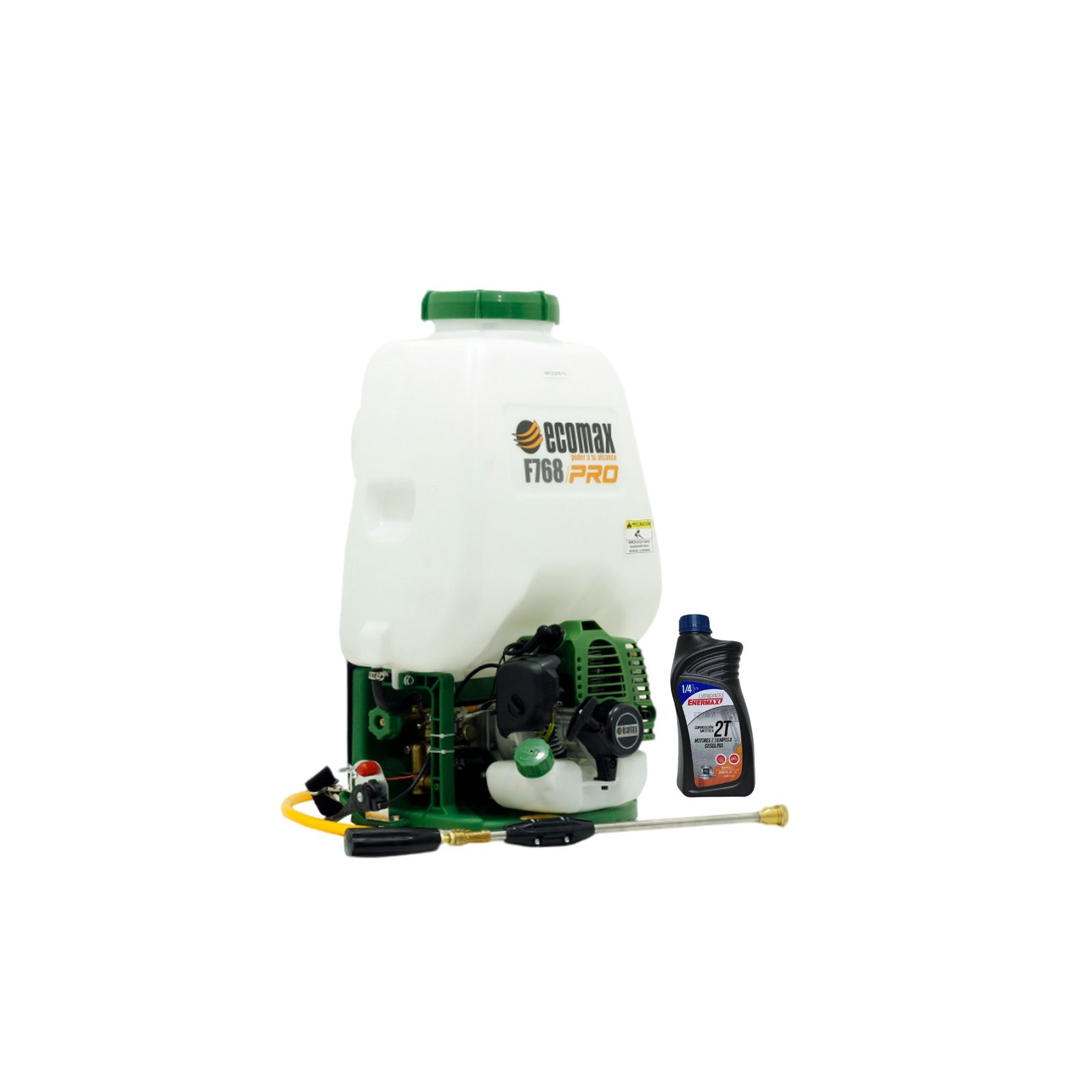 Fumigadora De Espalda Ecomax A Motor F768 2t Verde - Imagen 3