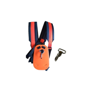 Arnés Para Guadañadora Trabajo Pesado Mosqueton Adicional Naranja