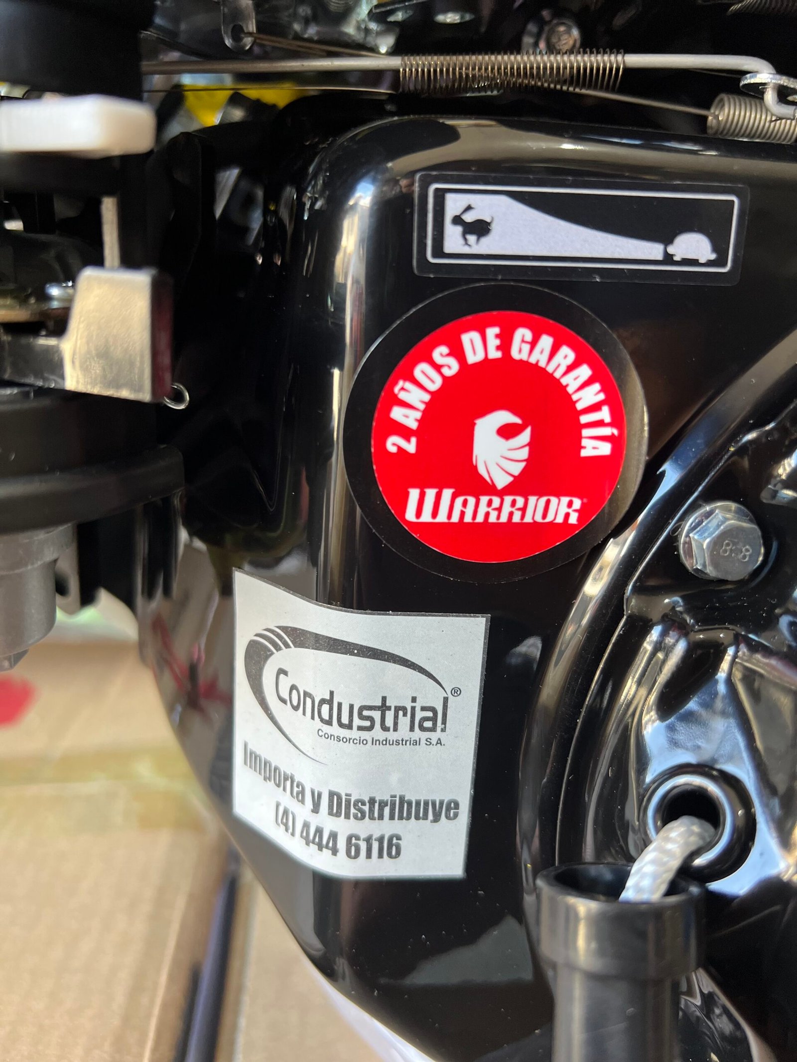 Motor Gasolina Warrior 6.5HP 3600RPM – Eje Rosca Cuña 3/4" Motobomba Hidrolavadora Agro - Imagen 3