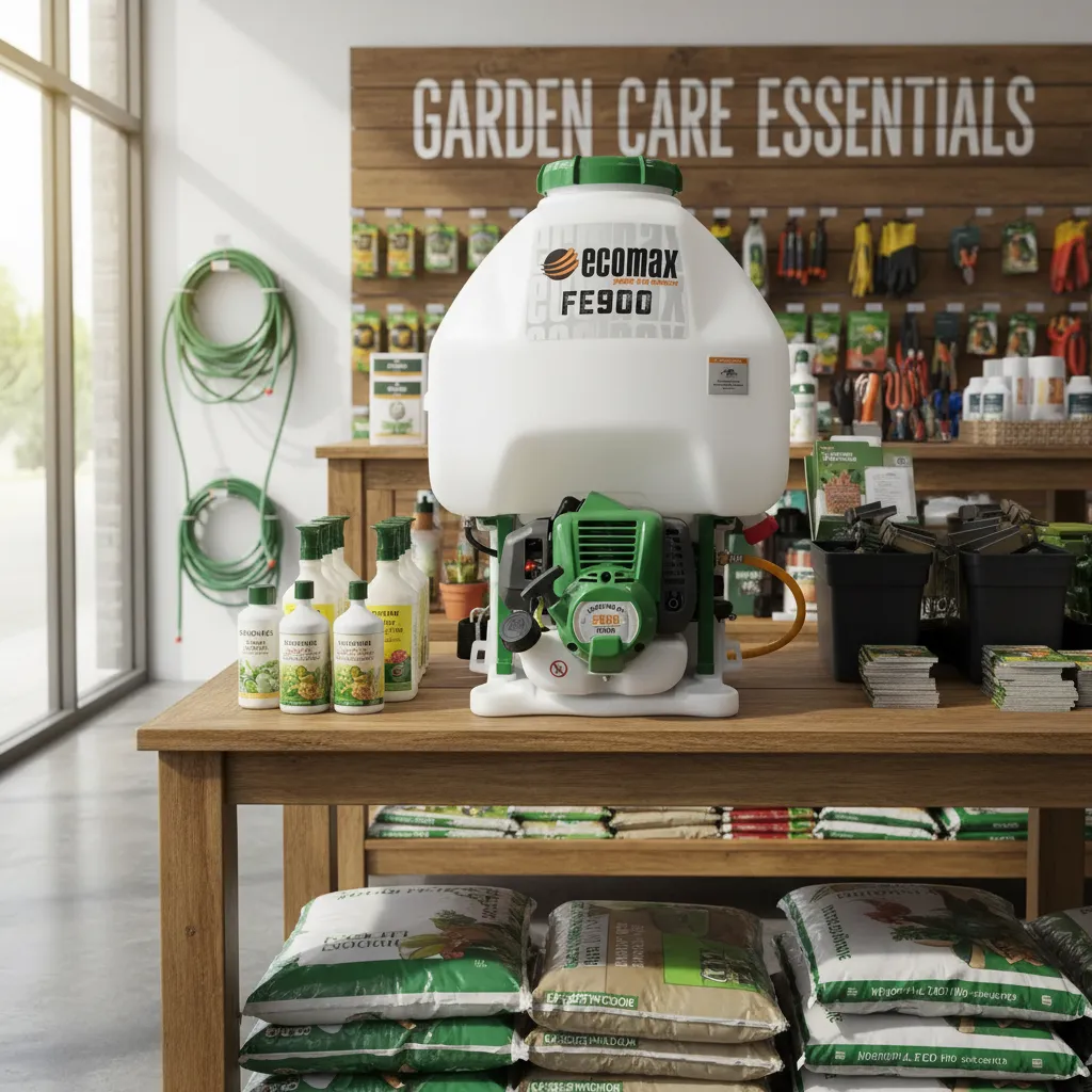Fumigadora de Espalda Ecomax FE900 30L Motor 2T – 355 PSI Café Hortalizas Frutales Agro Colombia - Imagen 3