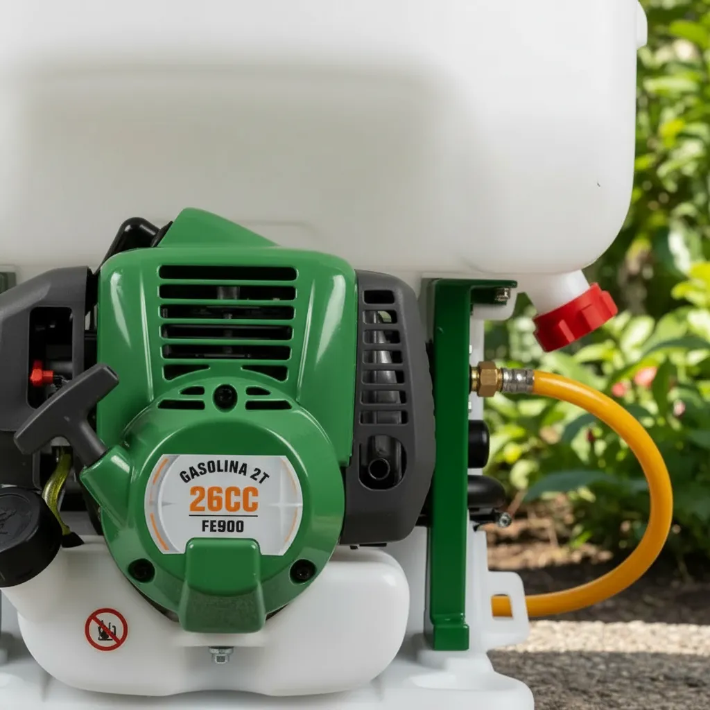 Fumigadora de Espalda Ecomax FE900 30L Motor 2T – 355 PSI Café Hortalizas Frutales Agro Colombia - Imagen 5