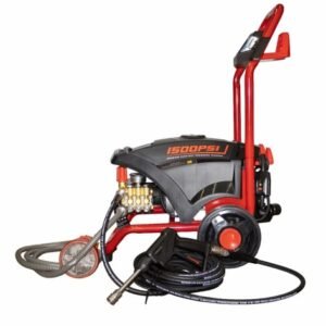 Hidrolavadora Eléctrica Warrior WH1500M 1500 PSI – Bomba Triplex Pistones Cerámicos 5 Boquillas 220V
